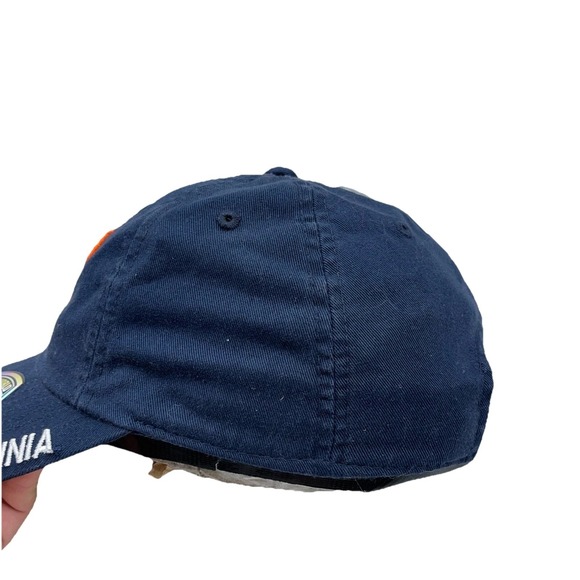 Virginia Cavaliers Hat Cap Womens Strap Back Blue UVA Baseball Dad Twill Ladies - Picture 4 of 8